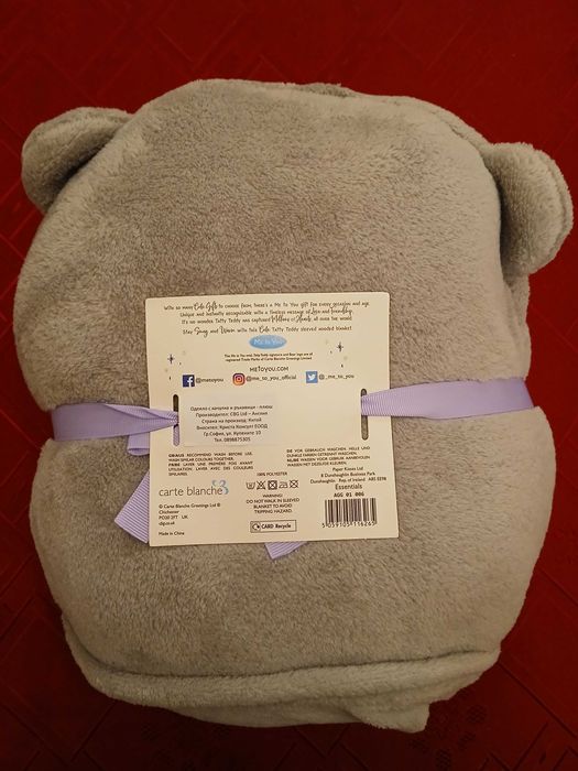 Ново одеяло с качулка и ръкавици