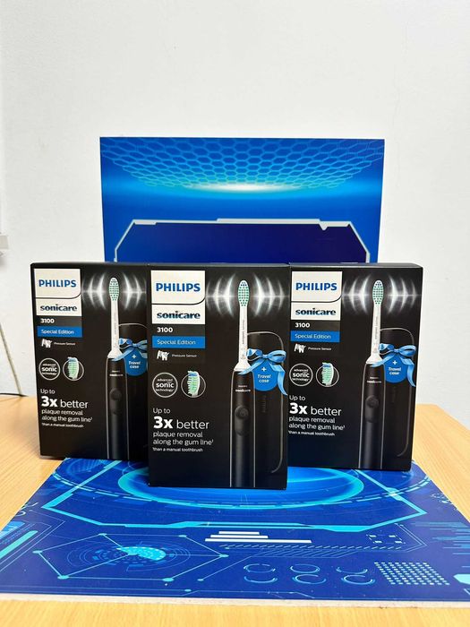 Periuta de dinti Philips Sonicare 3100 - negru, nou