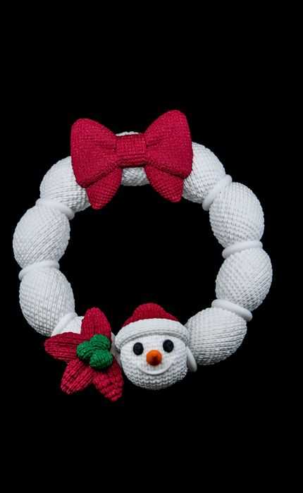 Coroniță Crăciun – Print 3D, Finisaj Premium, Lucrată Manual