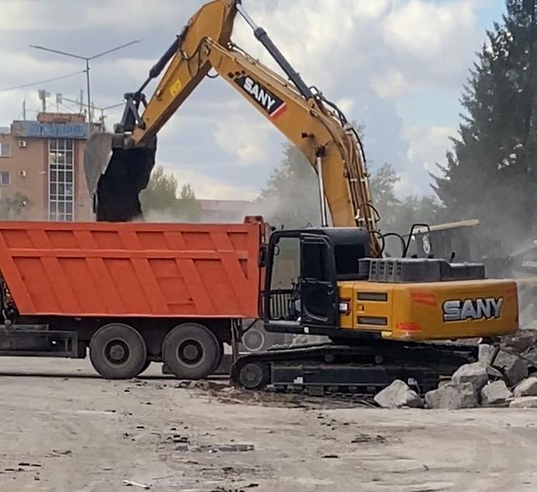 Услуги аренда экскаватора