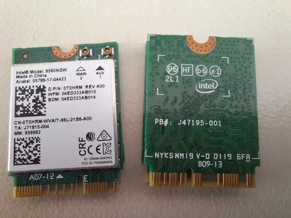 Placa retea pentru Dell + antena Intel Wifi AC 9560 1.73 Gbps