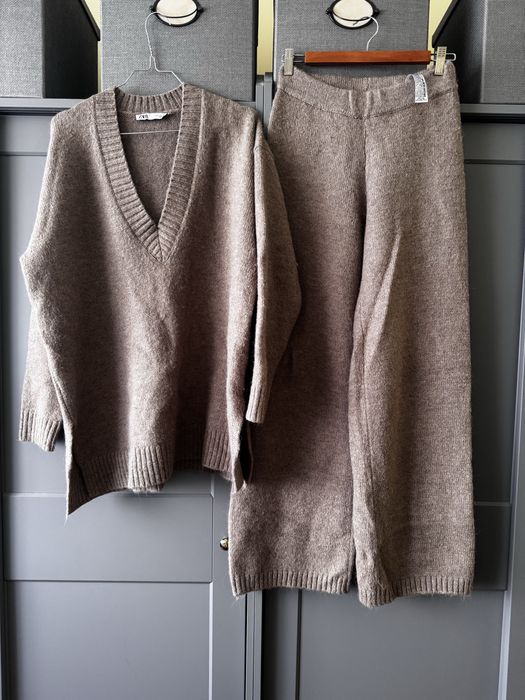 Вълнен сет кашмир, плетиво Zara различни видове