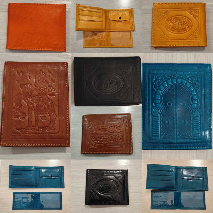 Промоция - 70%Най доброто Нов Портфейл истинска камилска кожа портмоне