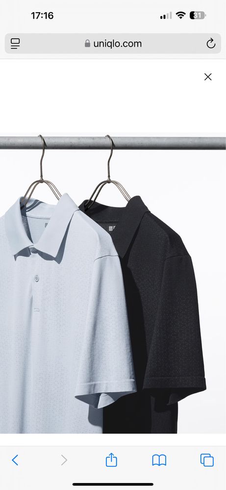 Мужское Поло Polo Uniqlo