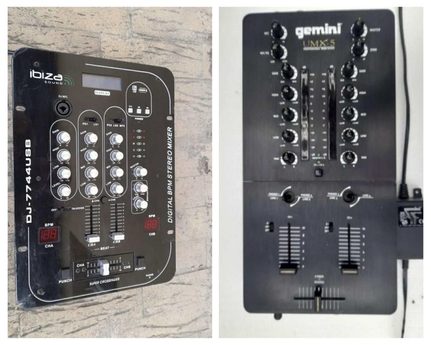 Ibiza Dj-7744 USB / Gemini UMX-5 ( linie / instrumente )