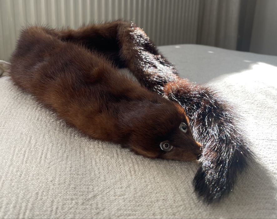 Guler din blana de nurca