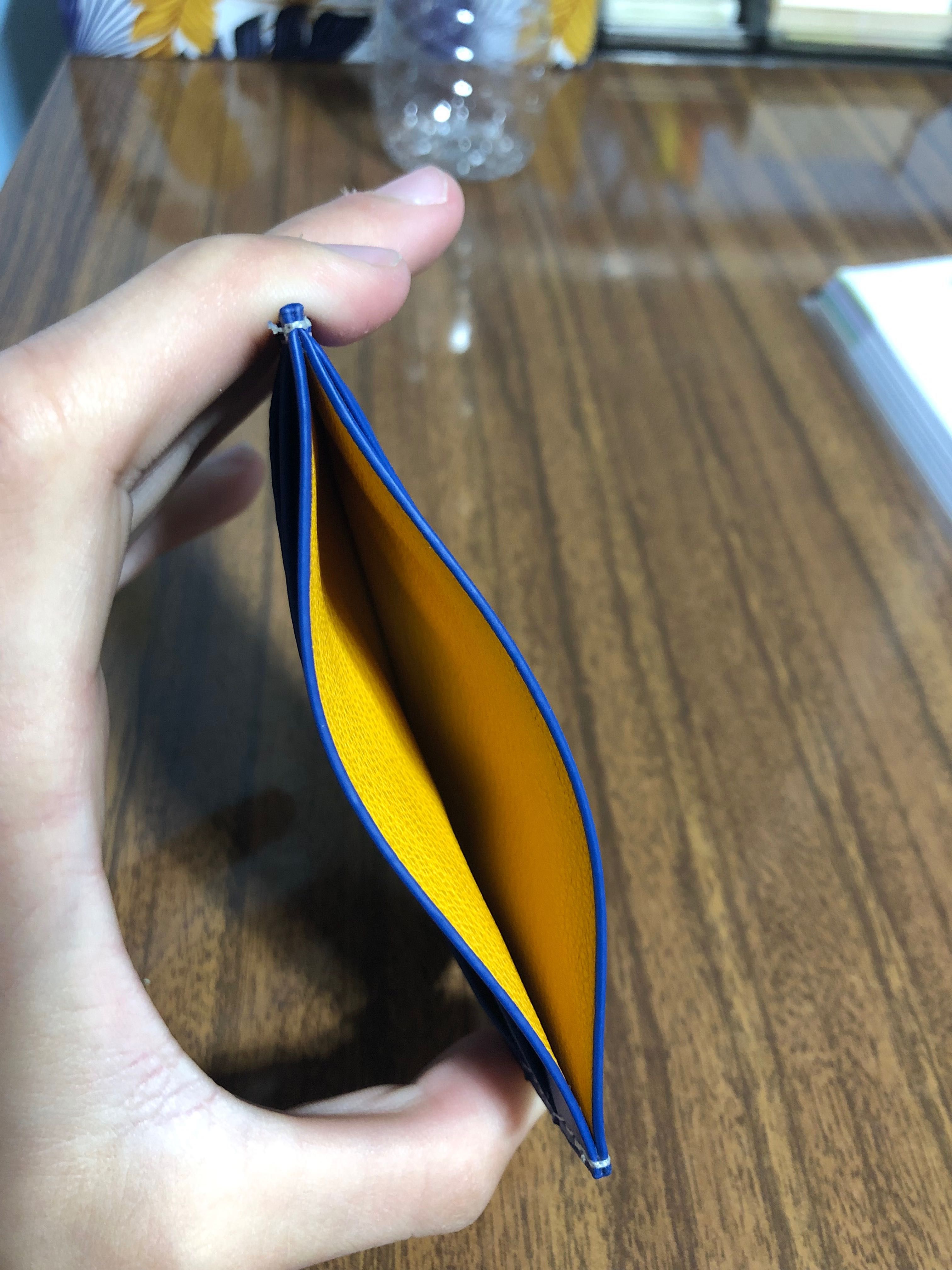 Goyard card holder чисто нов