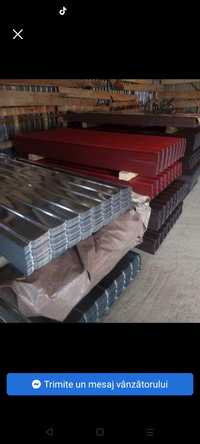 Tabla cutata zincata zinc aluminiu colorată preț negociabil transport