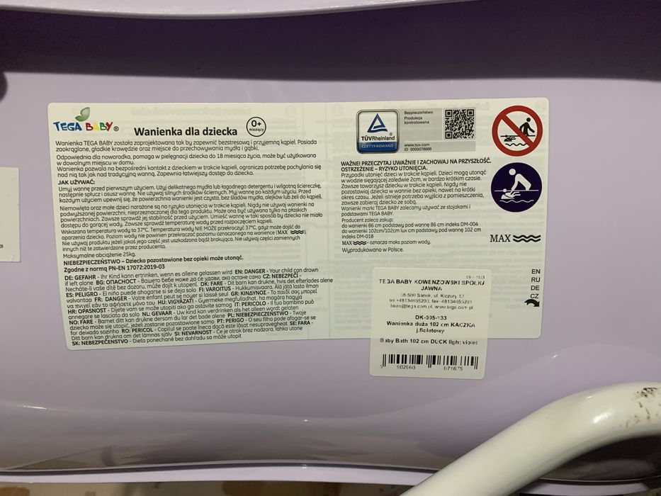 Set Cadita 102 cm cu suport metalic si suport anatomic Duck Mov