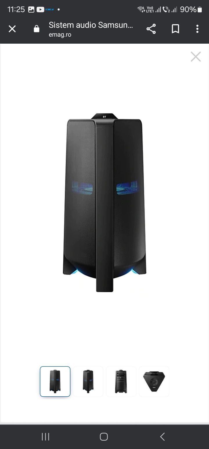 Samsung MX-T70, 1500W, Dynamic Bass, Bi-Directional Sound