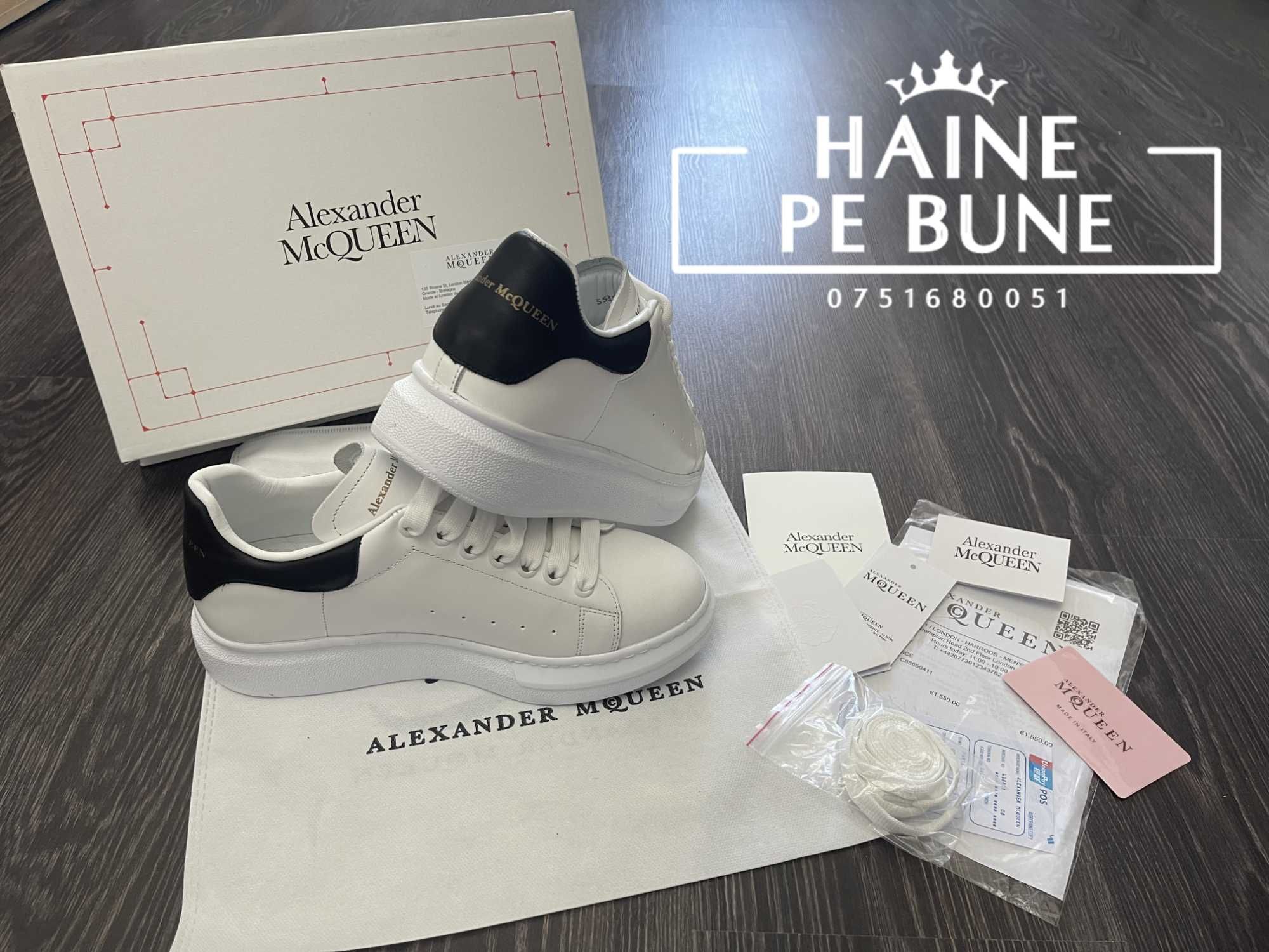 Adidasi ALEXANDER MCQUEEN l Produs NOU Tenesi Papuci Unisex 2024