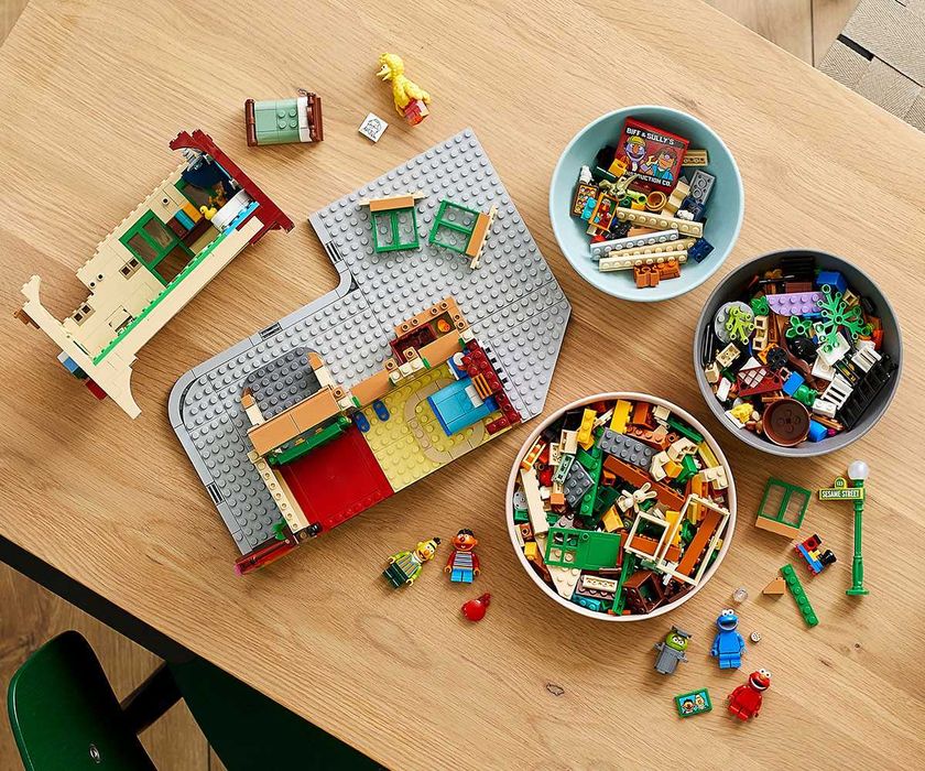 Употребявано LEGO Ideas 21324 - 123 Sesame Street