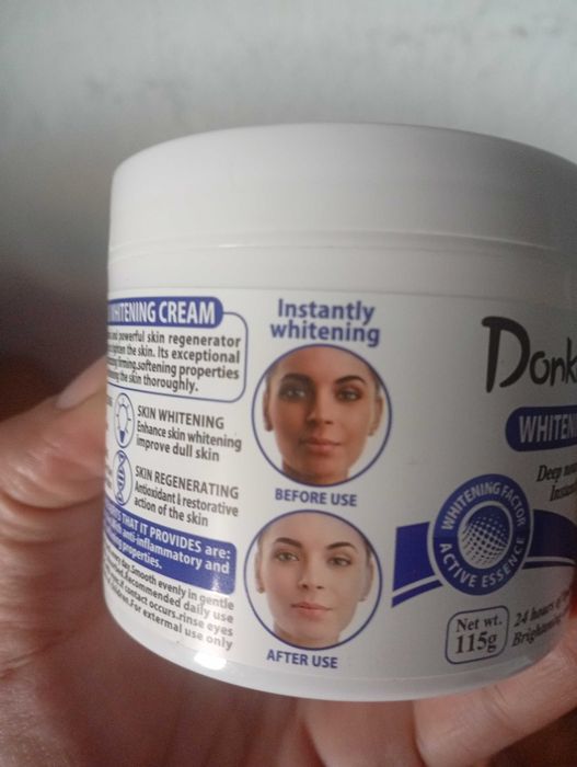 Избелващ крем с магарешко мляко