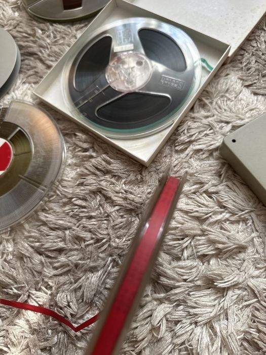 8 role magnetofon 18cm - BASF, Scotch, Uher, Schneider