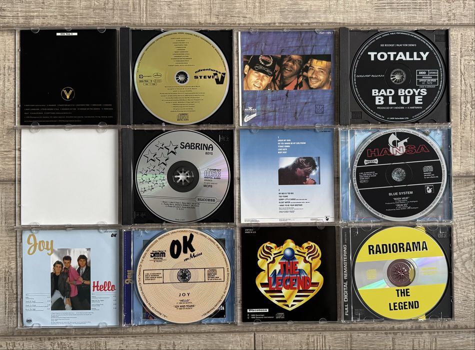 Cd-uri muzica italo-disco/pop/rock anii 80-90