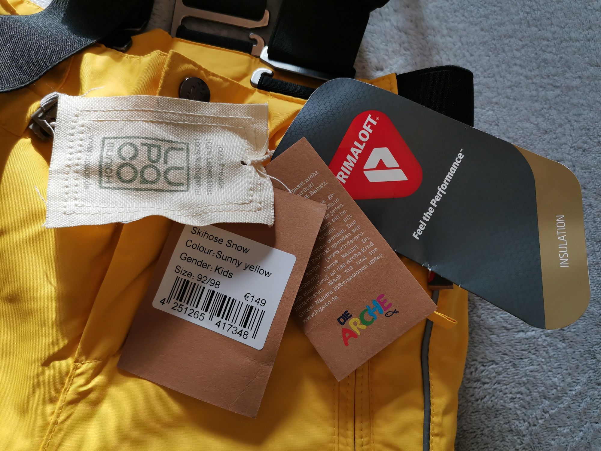 Pantaloni sky primaloft 92/98 și 104/110