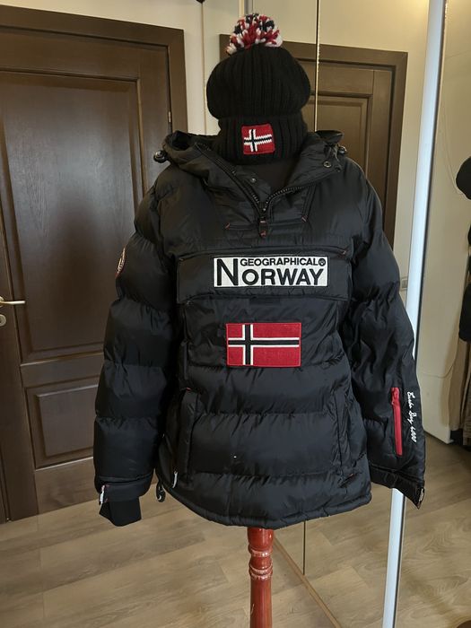 Geaca si caciula Geographical Norway (M) model unisex