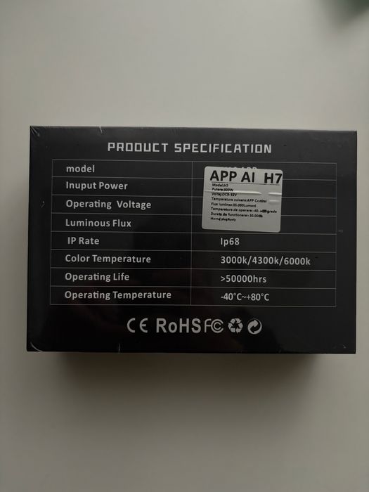 Becuri H7 led Aplicatie