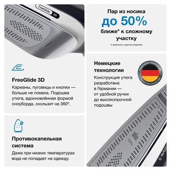 Утюг BRAUN FreeStyle 5 SI5188BK