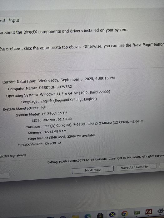 Hp zbook 15 g6 workstation