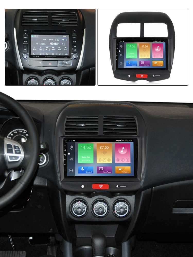 Navigatie Mitsubishi ASX, 10.1 Inch, 2GB RAM 32GB ROM, Android 13