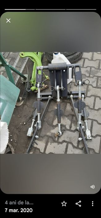 Tiranti placa metalica tractor zubr kentaur bulat