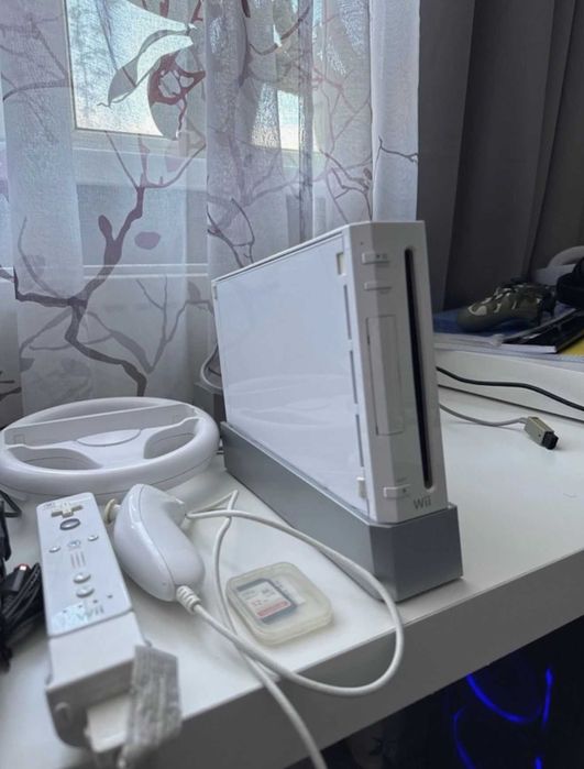 Nintendo Wii Modat + Sensor bar + Controller Original + Adaptor HDMI