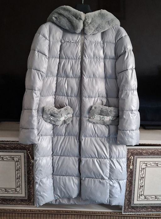 Пуховик жемчужный цвет CHIAGO 44 размер