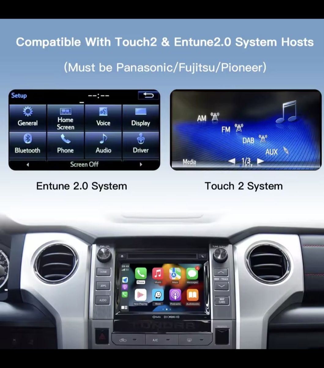 Carplay Android Toyota Entune2 и  Touch2 (2014-2019)