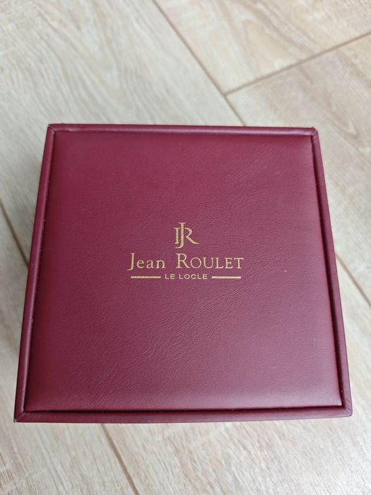 Чисто нов швейцарски часовник Jean Roulet Le Locle Cesar Bleu 30 метра