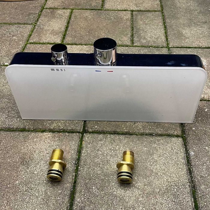 Set baterie duș termostatată SCHÜTTE 60535 Ocean, cu protecție