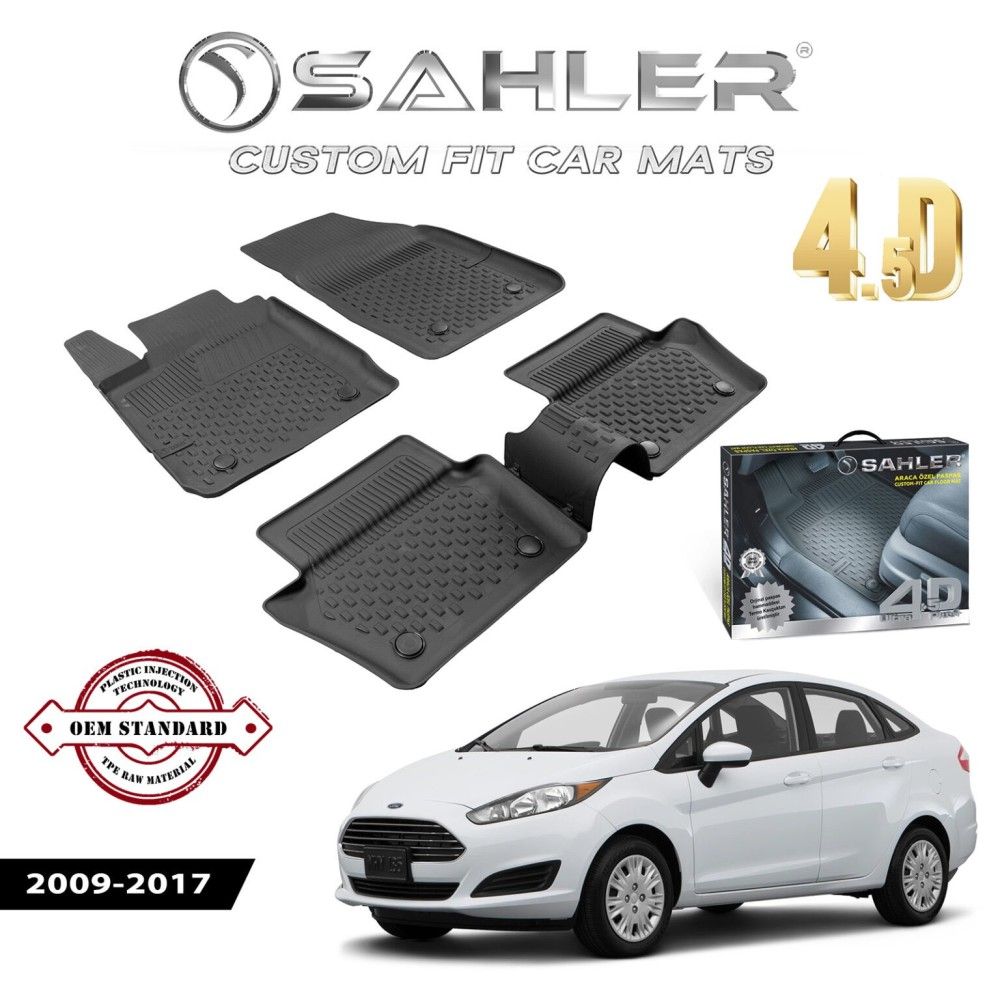 Гумени Стелки SAHLER 4D FORD FIESTA 2009 - 2017