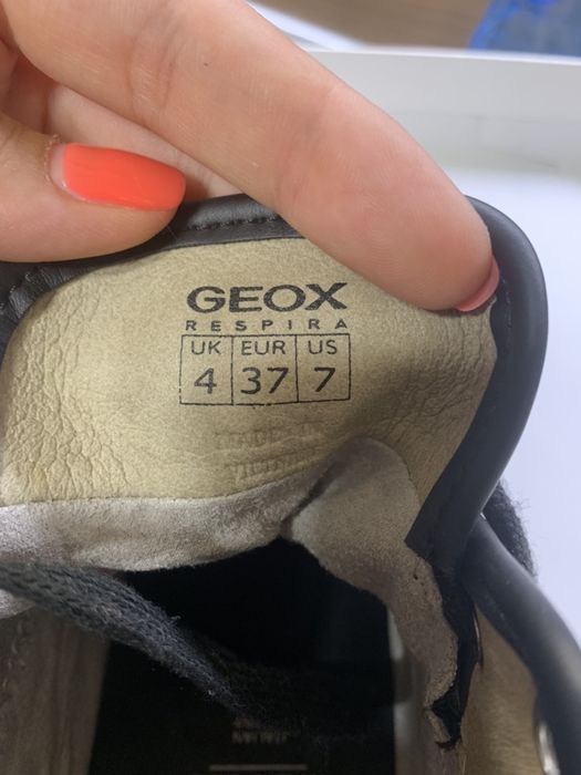 Черни кецове Geox