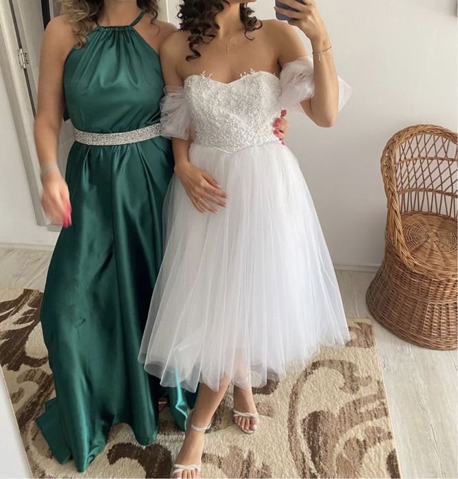 Rochie albă cununie civilă