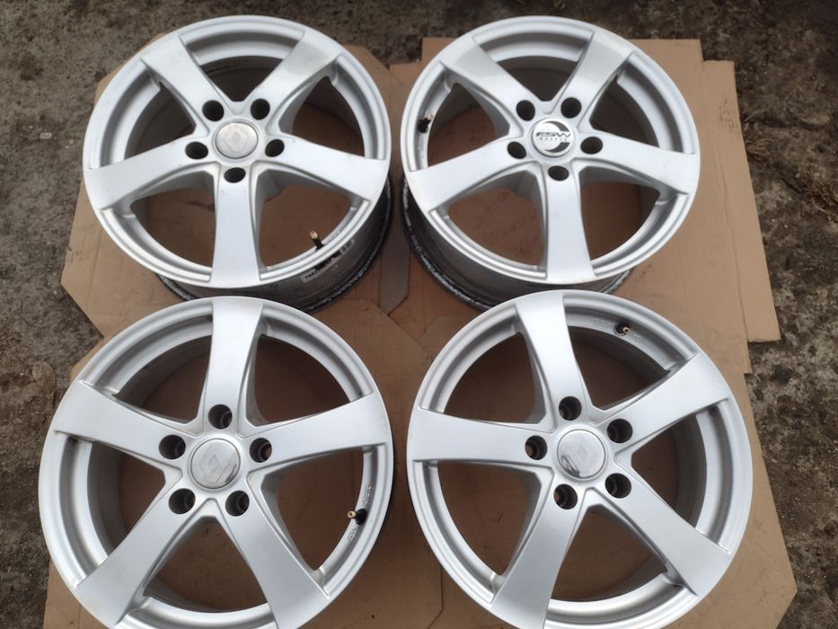 Топ състояние Dezent 16-5x114.3 ET40 6.5j Рено Меган