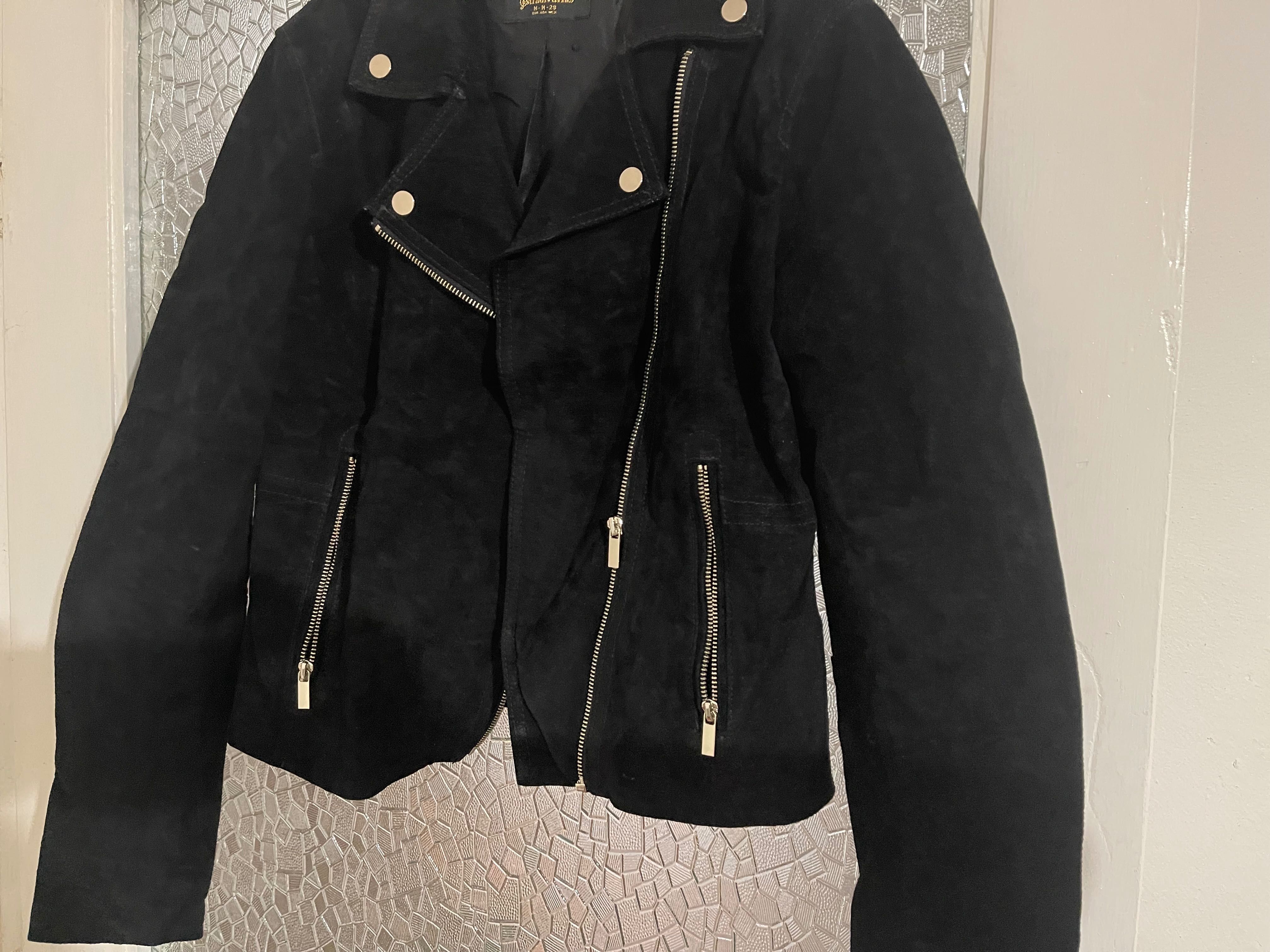 Leather jacket, imitation