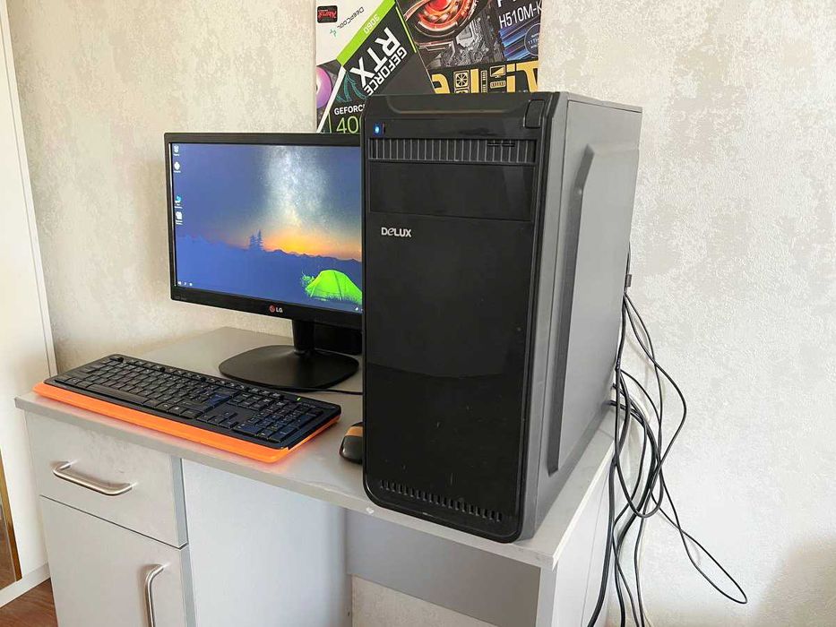 компьютер с комплектом / Core i5-3470 / 8 ОЗУ / SSD 128GB 500GB