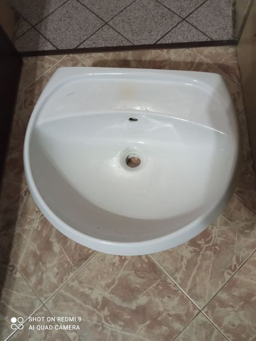 Мивка за баня, бяла