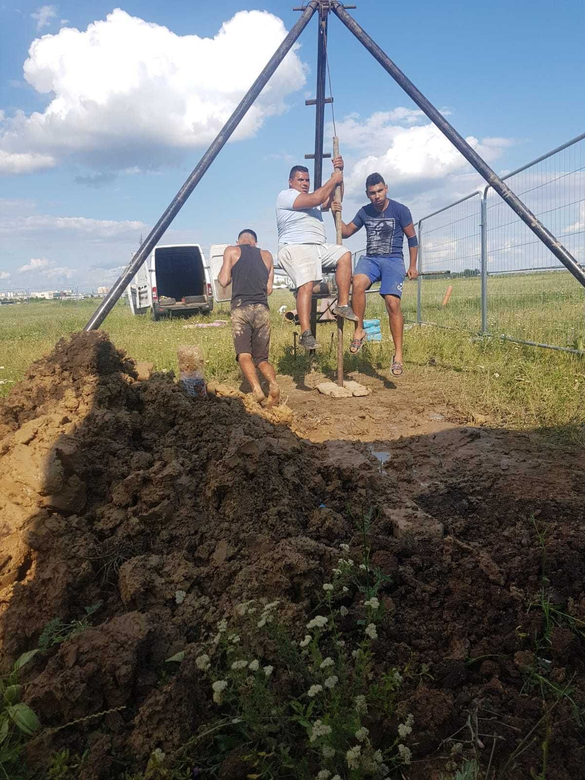 Foraje puturi apa, denisipare foraje puturi, foraje alimentare cu apa