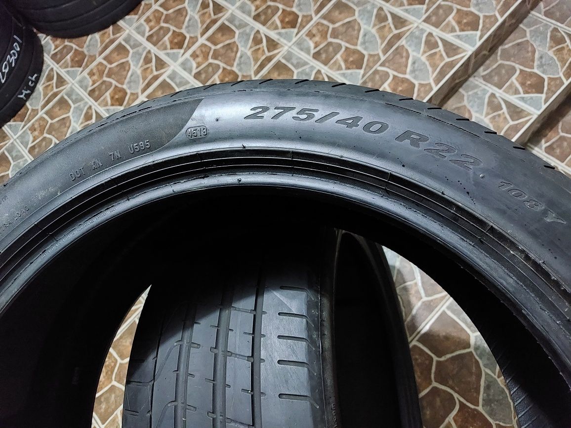 2 anvelope 275/40 R22 Pirelli