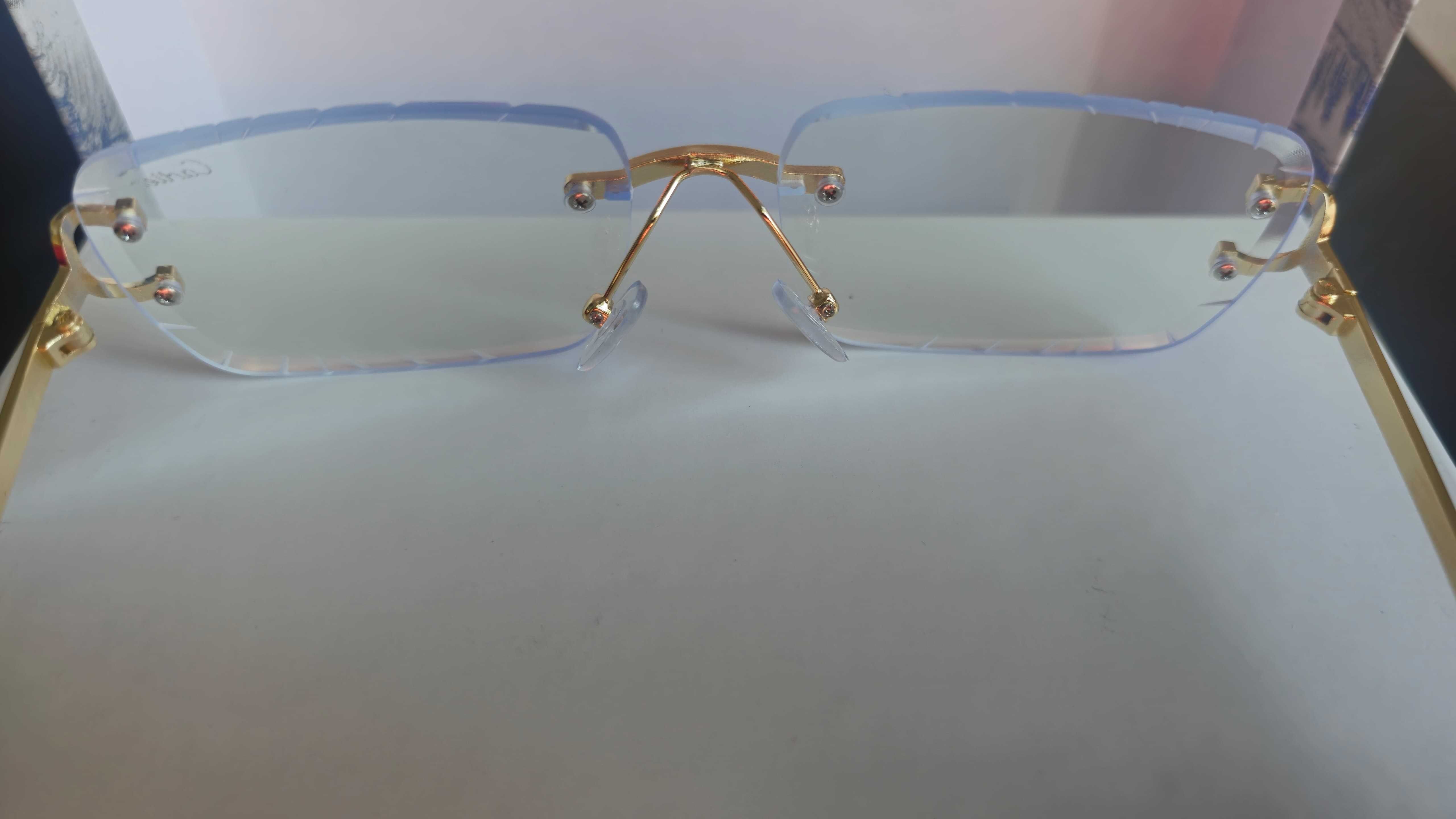 Ochelari de soare RCartier Diamond Cut Lenses Transparent UV400