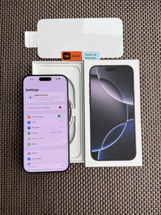 НОВ! iPhone 16 Pro MAX Лизинг от 76л/м Black Titanium  ГАРАНЦИЯ 256GB