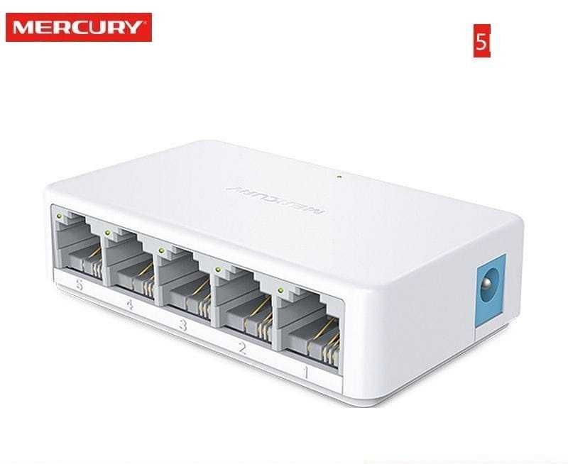 Коммутатор, свитч 4 порт mercury