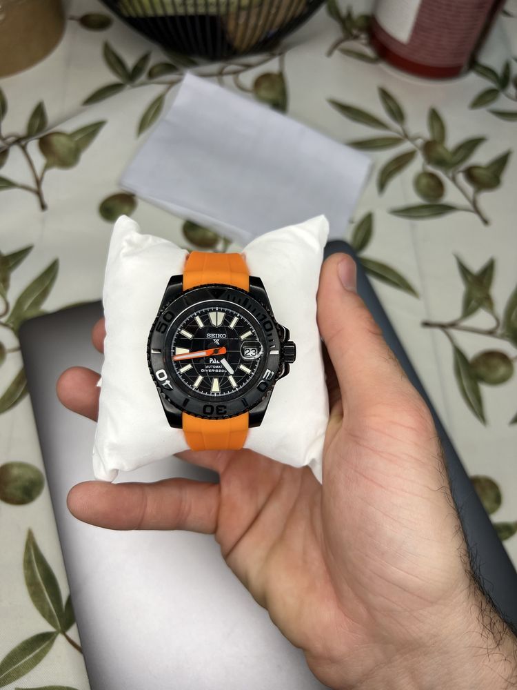 Автоматичен часовник Seiko MOD nh35 orange juice