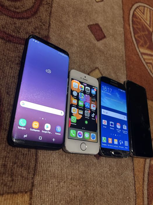 два броя Samsung Galaxy S8 Галакси с8 galaxy s4 iphone se