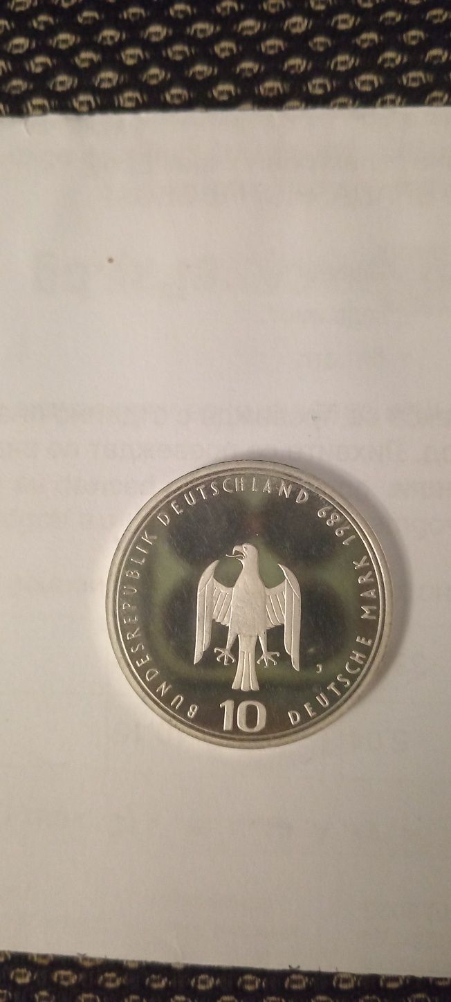 Сребърна монета 10 марки