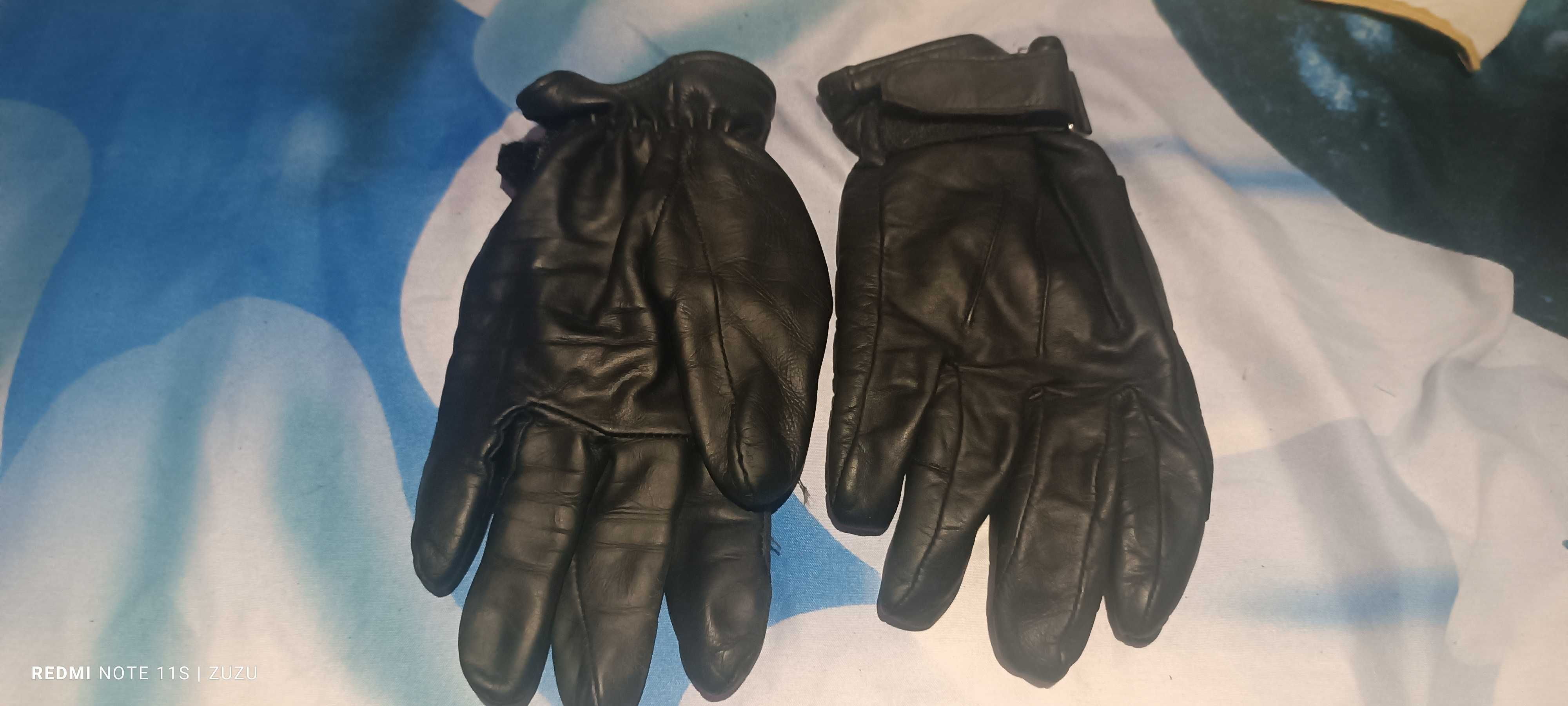 Кожени ръкавици размер М