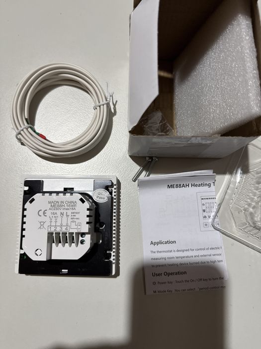 Termostat Wifi Smart MoesGo Alexa Google centrala,boiler,incalzire,gaz