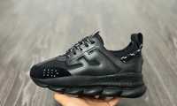 Adidasi Versace Chain Reaction Sneakers full black (full box)