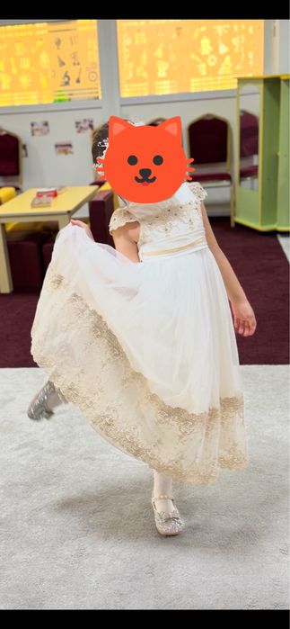 Белое платье для девочки